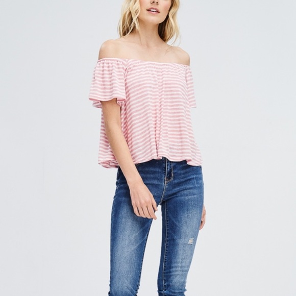 Nautical Summer Strapless Crop Top - Picture 6 of 8